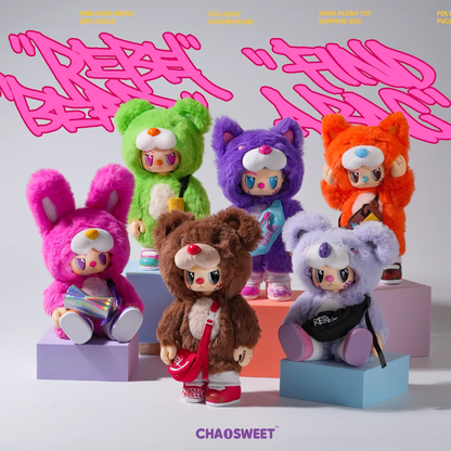 1486. Rebel Bear Find a Bag Series Plush Blind Box