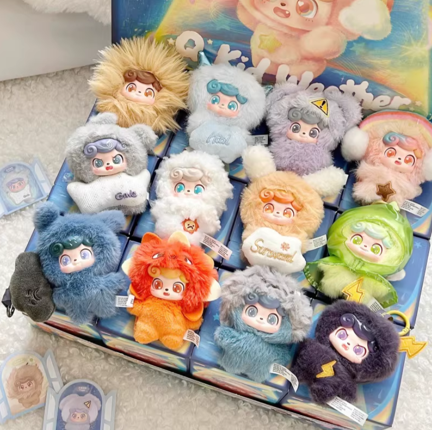 1490. Q Kid Weather Baby Series Mini Plush Blind Box