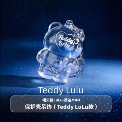 1503. LULU THE PIGGY Teddy Mini Keychain Case V2