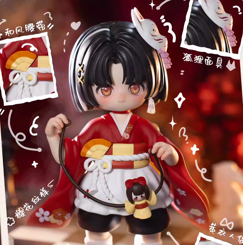 1522. Miya Heart's Limit Series Figures Blind Box