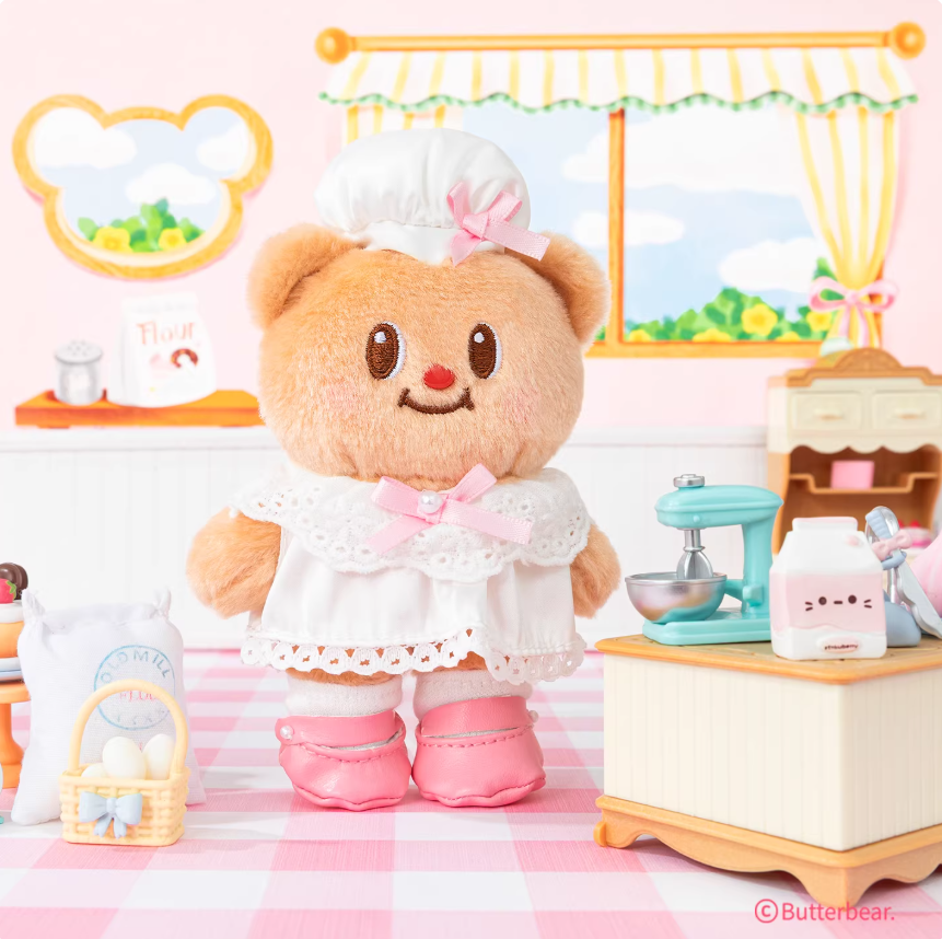 1542. Butterbear Sweetheart Bakery Series Plush Blind Box