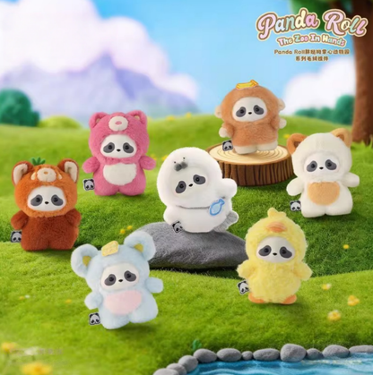 1548. Panda Roll The Zoo In Hands Series Plush Blind Box