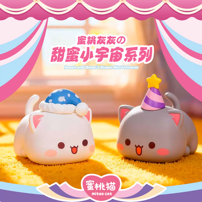 1550. Mitao Cat Peach and Goma's Sweet Mini Universe Series Beans Blind Bag