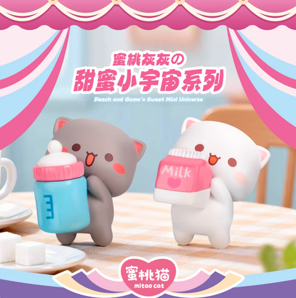 1550. Mitao Cat Peach and Goma's Sweet Mini Universe Series Beans Blind Bag