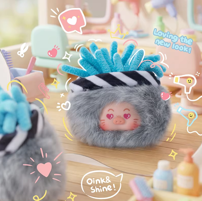 1563. BroPiggy Hair Salon Series Plush Blind Box