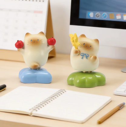 1596. KITTY PAI LEWU YOU Series Spin Beans Blind Box