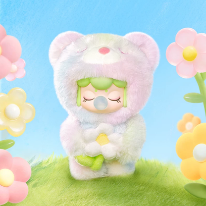 1621. NANCI Spring Bear Plush Hanging Card