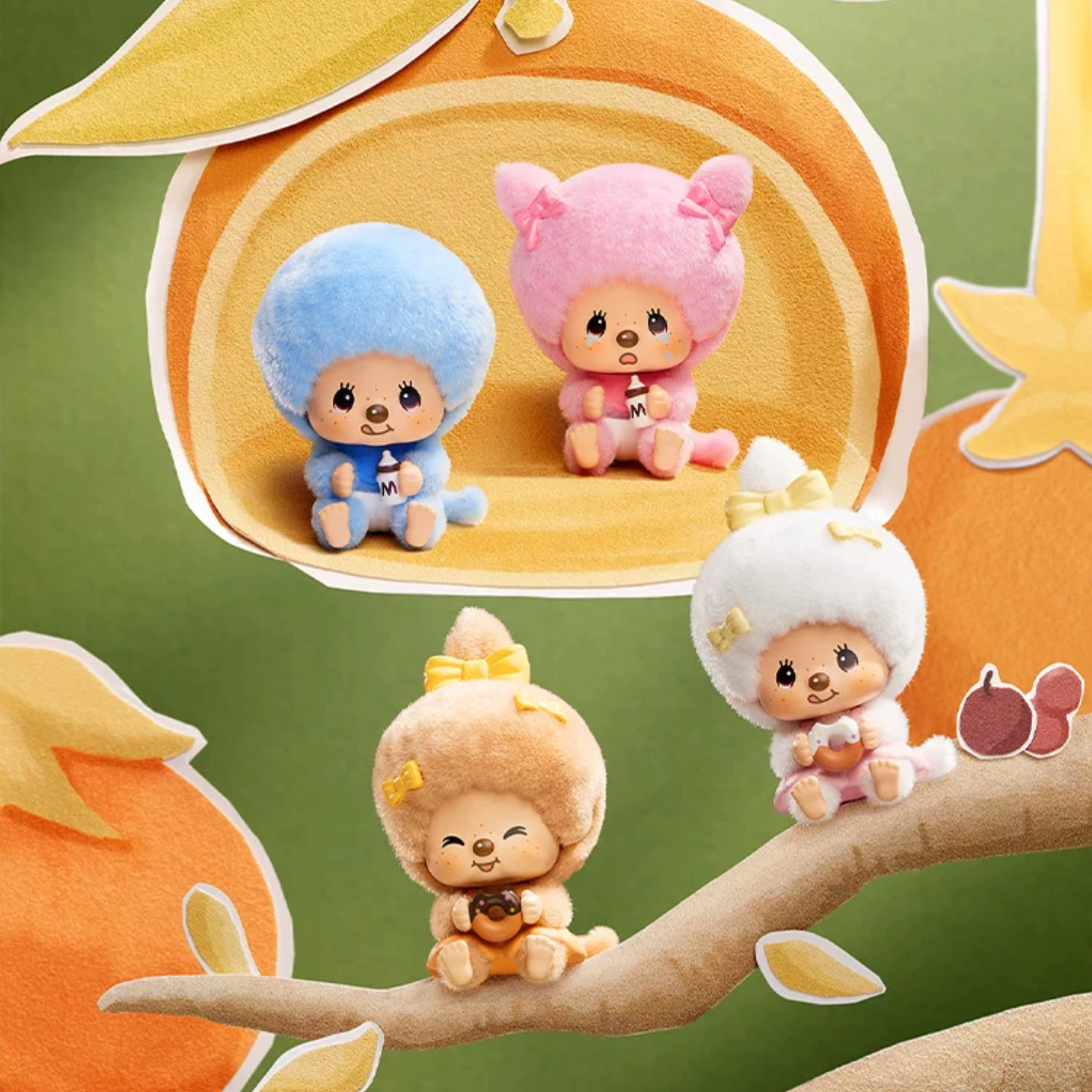 1651. MONCHHICHI MonMon Farm Collection Face-Changing Series Pendant Blind Box