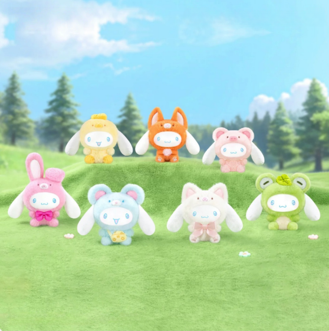 1675. CINNAMOROLL Animal Party Series Plush Blind Box