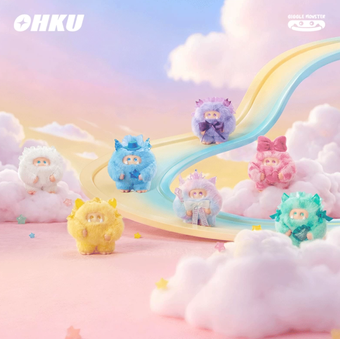 1687. OHKU Cystal Wish Series Plush Blind Box