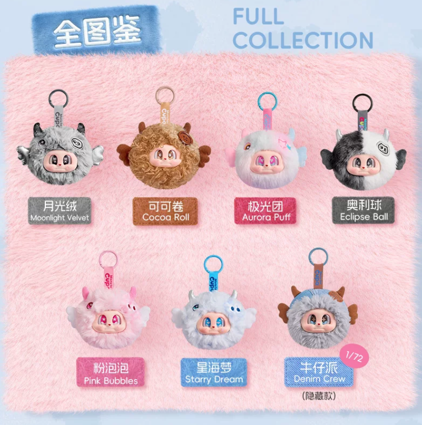 1701. MONSTER CUPA Soft Collection Series Mini Plush Blind Box