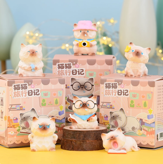 1702. KITTY PAI Travel Diary Series Beans Blind Box