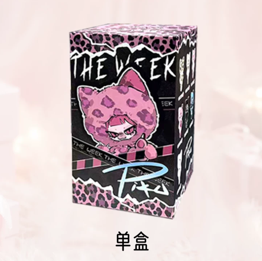 1713. PIKU The Week Series Plush Blind Box