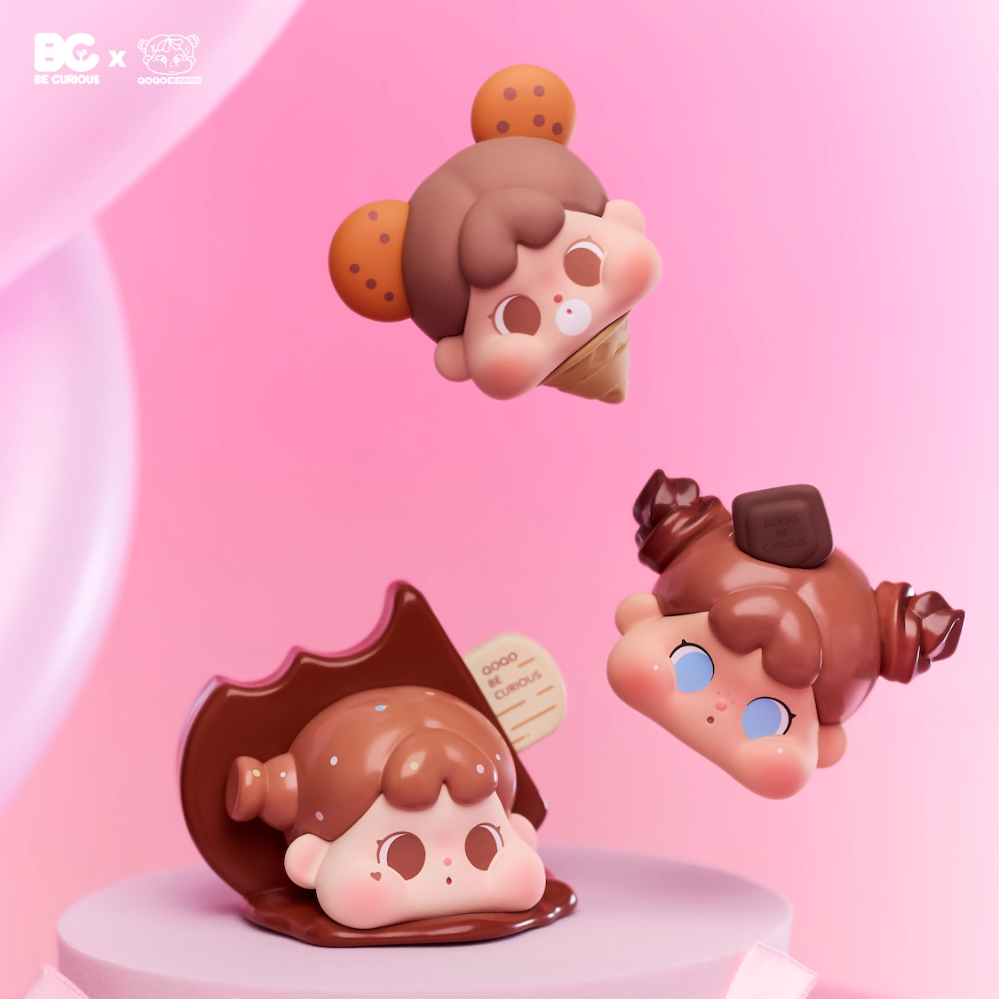 1726. QOQO MINI FACE Choco Season Series Beans Blind Box