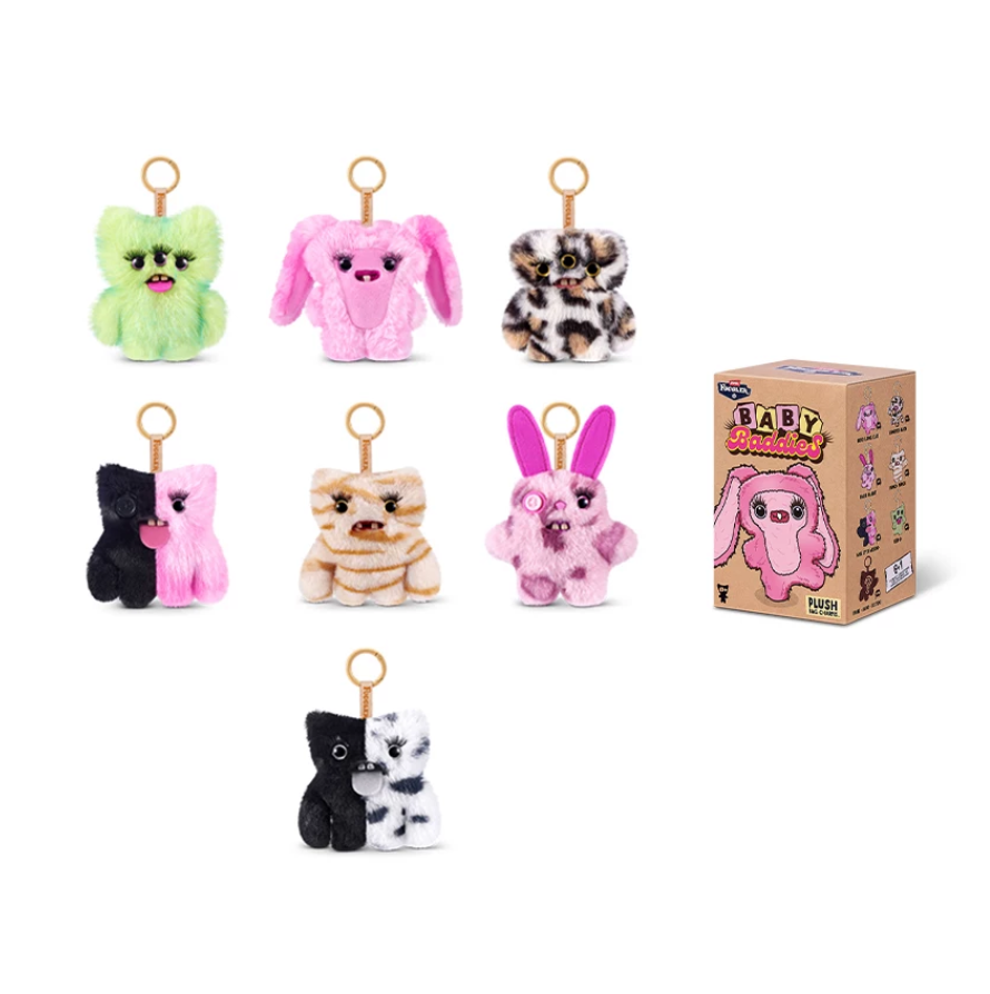 1739. FUGGLER Baby Baddies Series Plush Blind Box