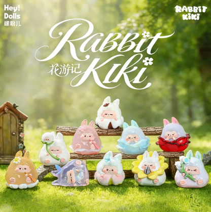 1740. RABBIT KIKI Floral Journey Series Beans Blind Box