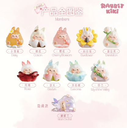 1740. RABBIT KIKI Floral Journey Series Beans Blind Box