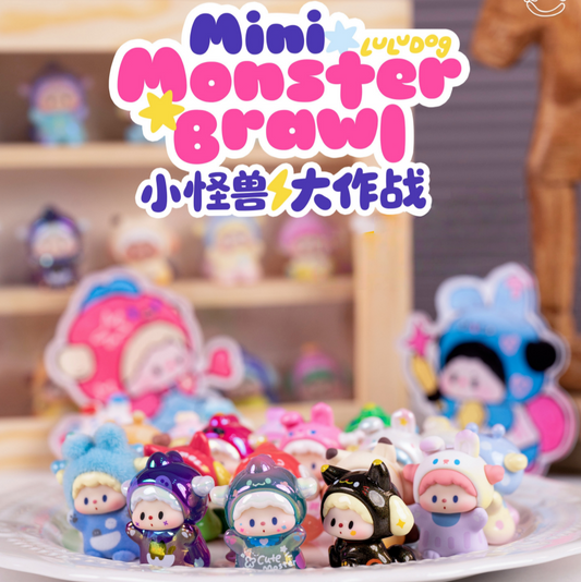 1767. Luludog Little Monsters Brawl Series Beans Blind Bag