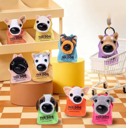 1802. The Dog And Friends Series Plush Pendant Blind Box