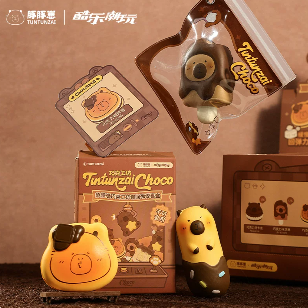 1803. Tuntunzai Choco Series Slow Rebound Toy Blind Box