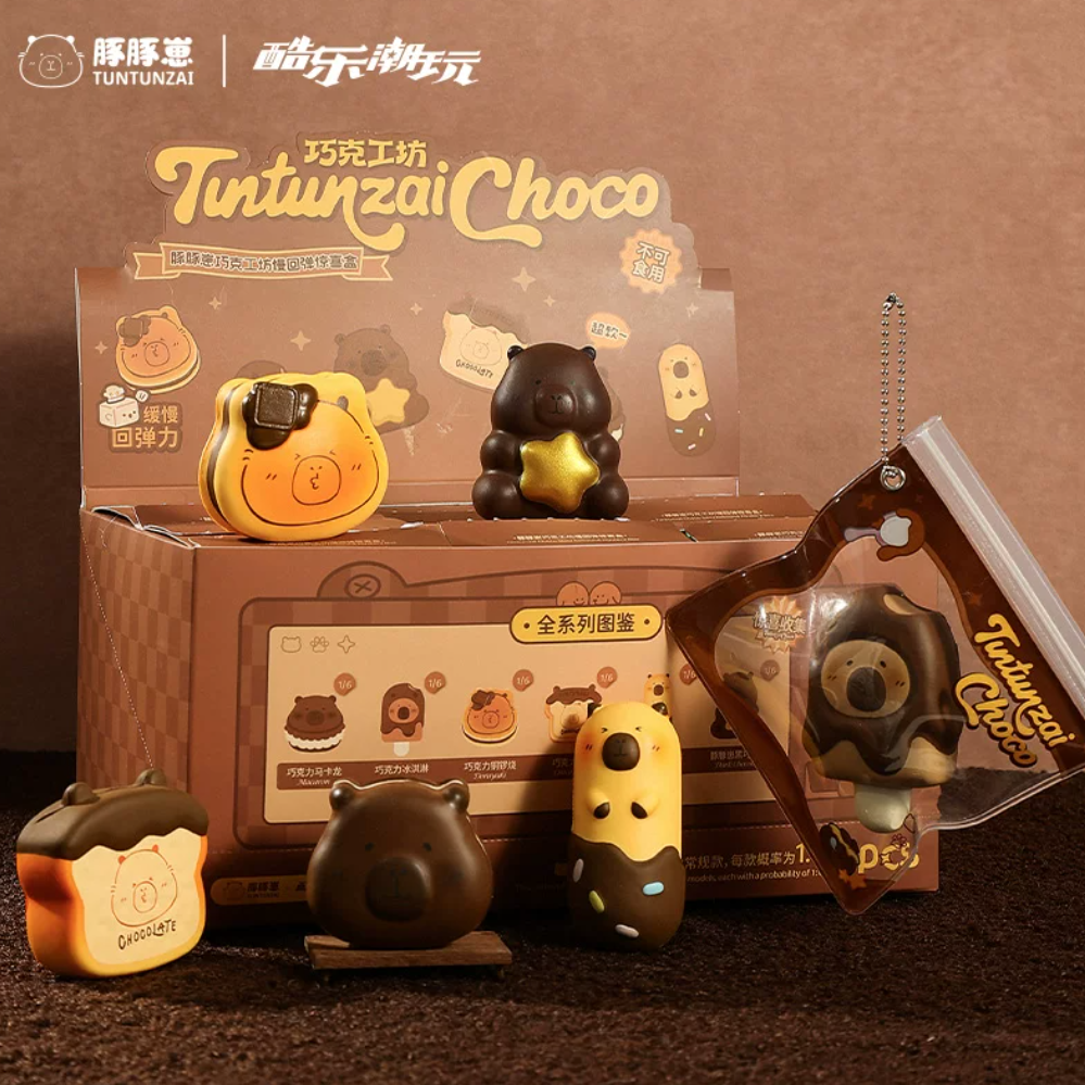 1803. Tuntunzai Choco Series Slow Rebound Toy Blind Box