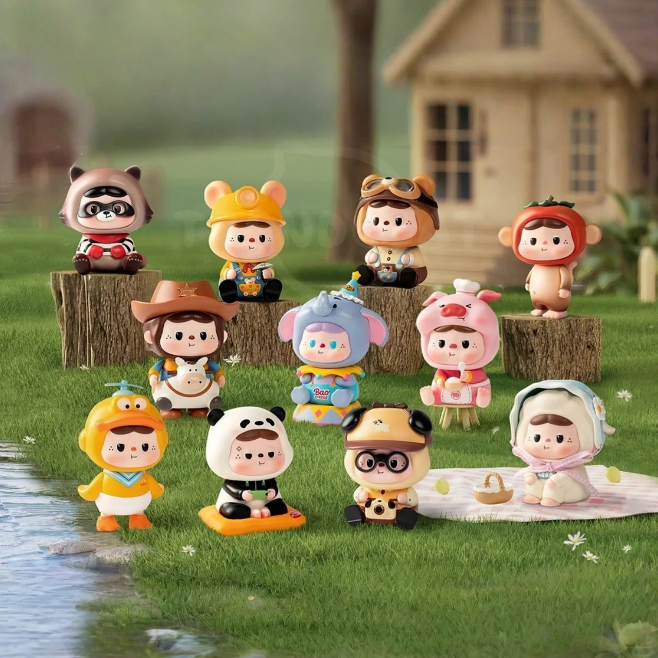 1822. BAOBAO'S TIME CAPSULE Series Figures Blind Box