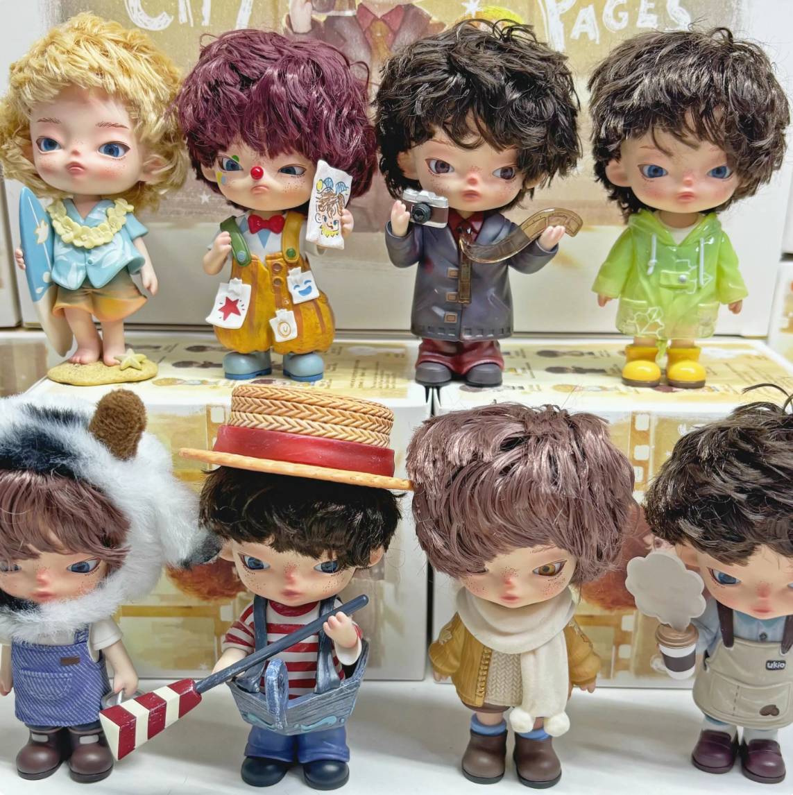 1824. Ukio City Pages Series Blind Box