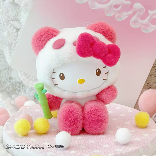 1852. SANRIO CHARACTERS Colorful Panda Series Figures Blind Box