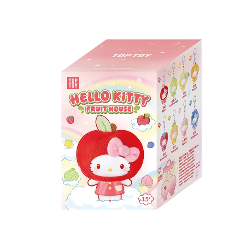 1861. Hello Kitty Fruit House Series Pendant Blind Box