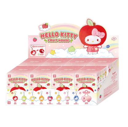 1861. Hello Kitty Fruit House Series Pendant Blind Box