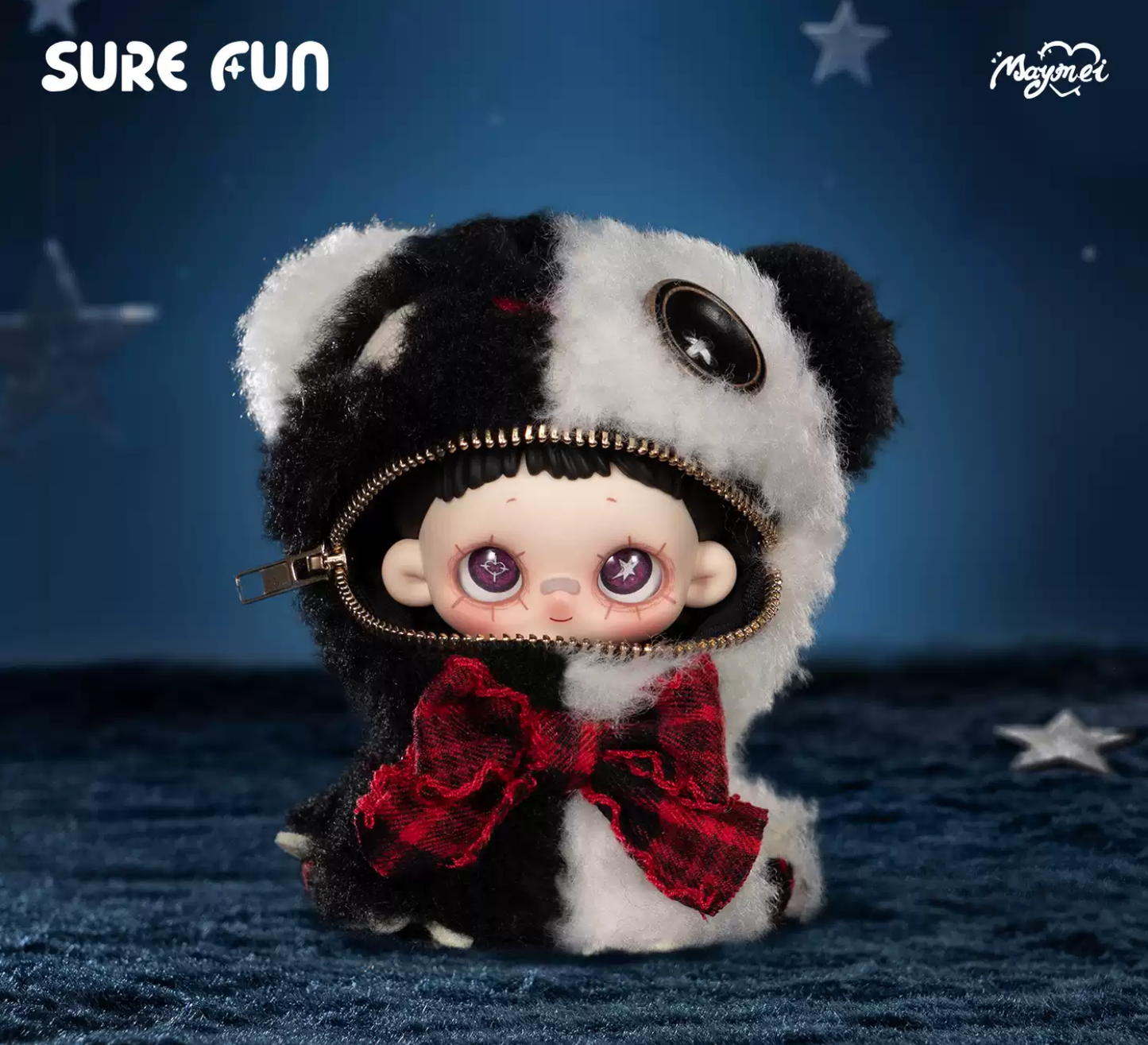2044. Maymei Greedy Bear Series Plush Blind Box