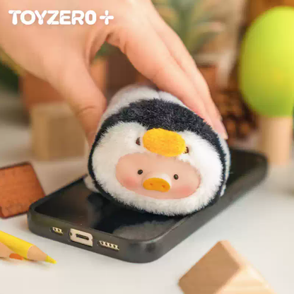 2045. LULU THE PIGGY Animal Party V2 Stick Together Series Plush Keychain Blind Box