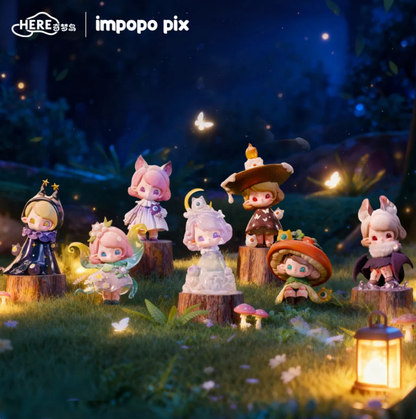 2084. IMPOPO PIX Whisper In Night Series Figures Blind Box