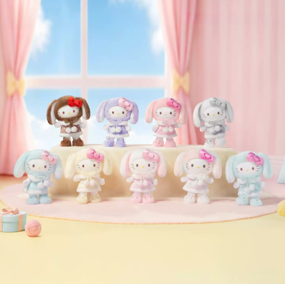 2112. Hello Kitty Lop Ear Bunny Series Plush Pendant Blind Box