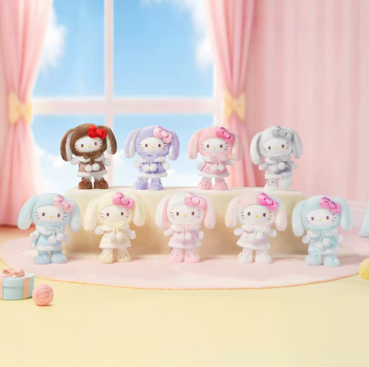 2112. Hello Kitty Lop Ear Bunny Series Plush Pendant Blind Box