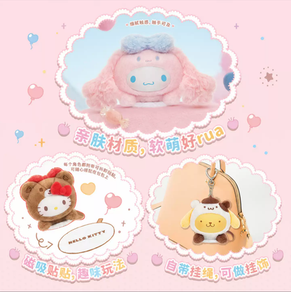 2116. SANRIO CHARACTERS Sweet Whispers Stickers Series Plush Charm Blind Box