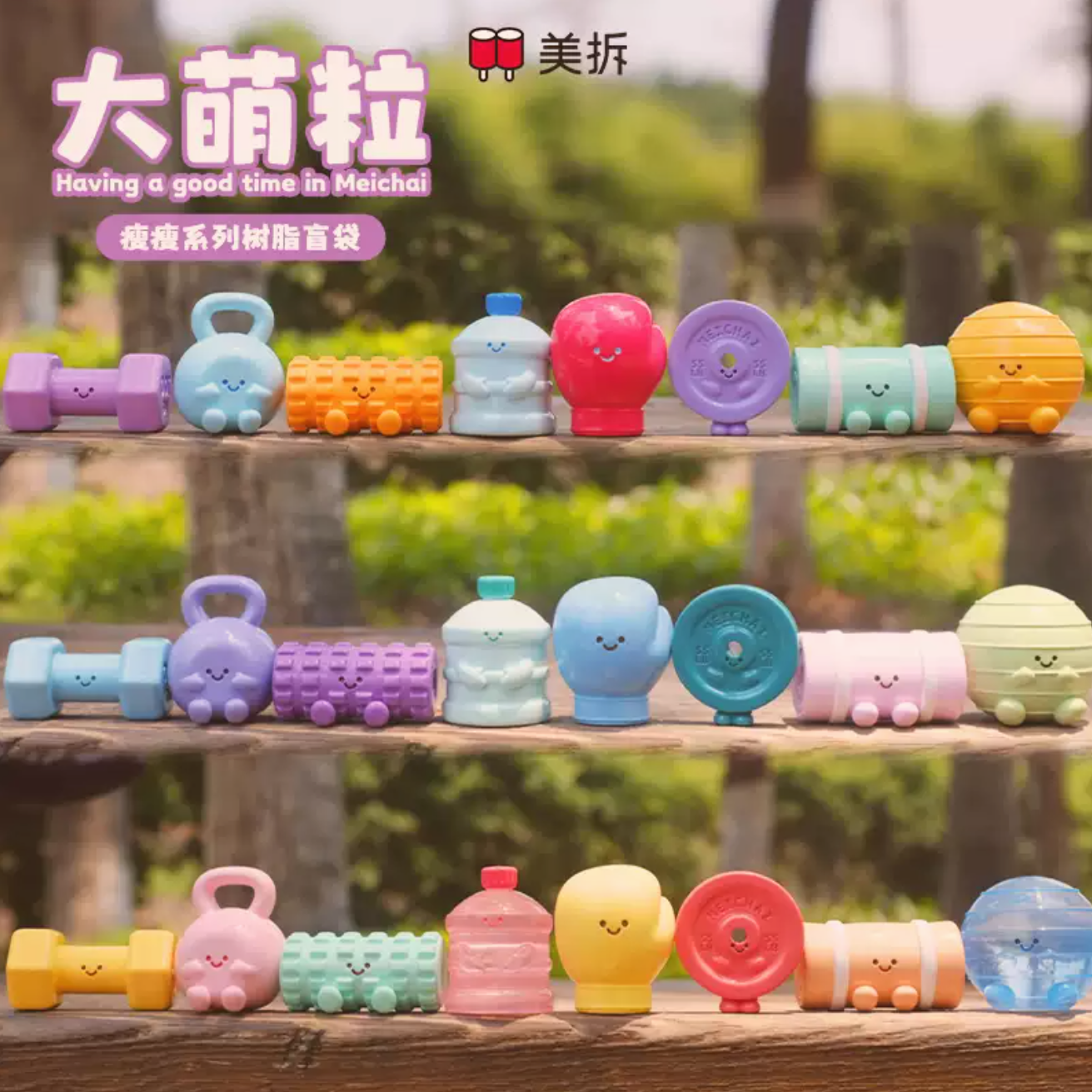 2123. MEICHAI Keep Fit Series Beans Blind Bag