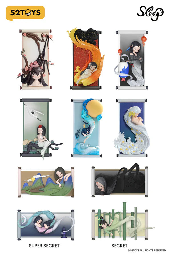 174. Sleep Chinese Scrolls Series Blind Box by 52toys