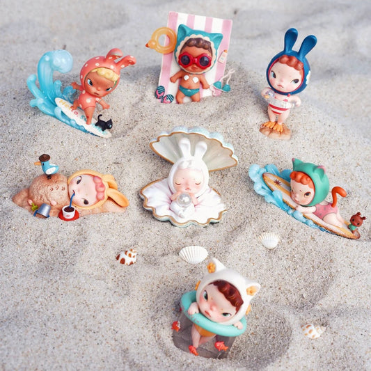 2219. Sooya Beach Vacation Series Figures Blind Box