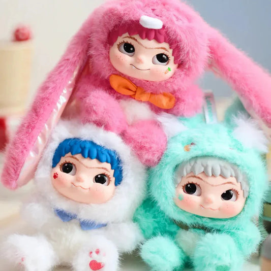 596. Wakuku V2 Fox and Bunny Trick or Treat Series Plush Blind box