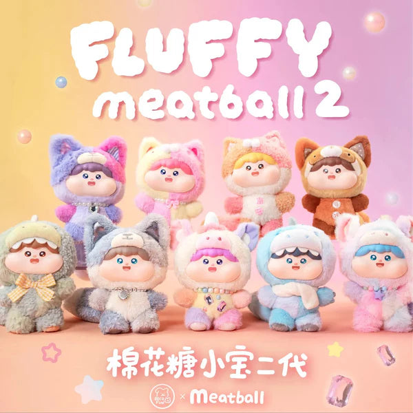 265. Fluffy Meatball Series V2 Plush Blind Box