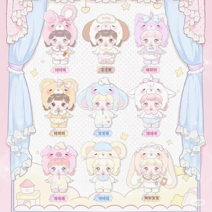 2203. MIKUKU Lullaby Fluffy Baby Series Plush Blind Box