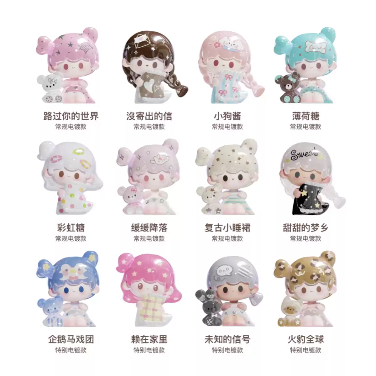 2316. UUTOY Nighty Night Series Beans Blind Box