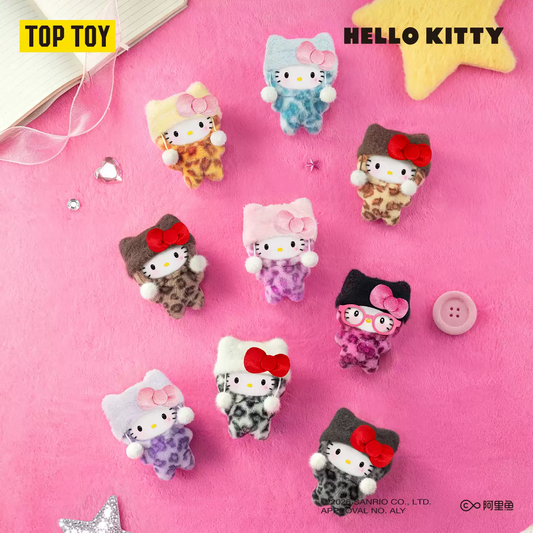 2253. Hello Kitty Leopard Series Plush Blind Box