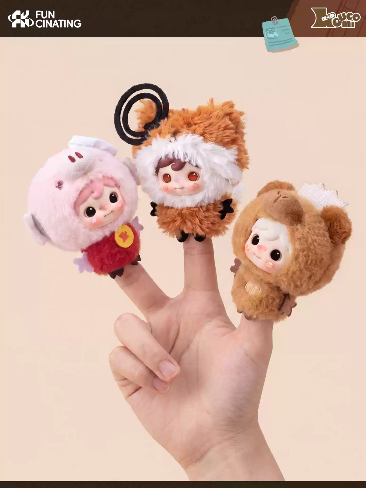 2251. KOUCOMI Who is KOUCOMI Series Mini Plush Blind Box