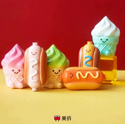 1601. MEICHAI Fast Food Restaurant Series Beans Blind Bag
