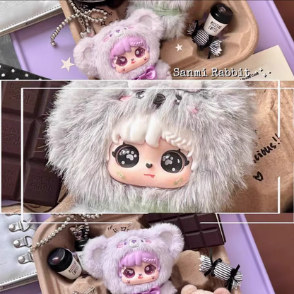 768. Sanmi Bunny Baby Hand-in-Hand Series Plush Blind Box