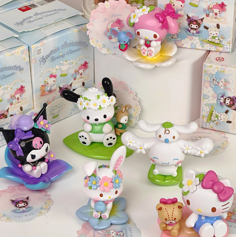 820. Sanrio Characters Spring Flower Series Figures Blind Box