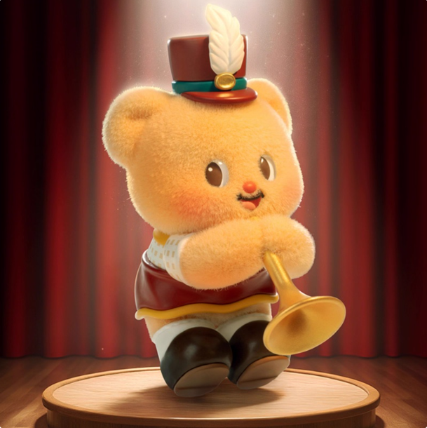 864. Butterbear Little Wishes Series Figure Blind Box