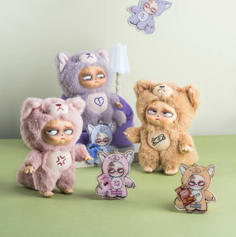868. Sleepless Grumpipi Series Plush Blind Box